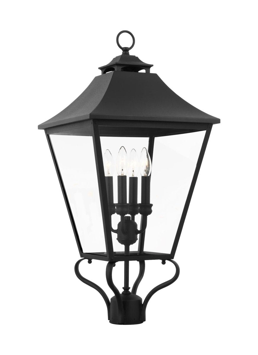 Lanterne sur poteau Galena - Textured Black 13.25 by Visual Comfort Studio | Luminaires & cie