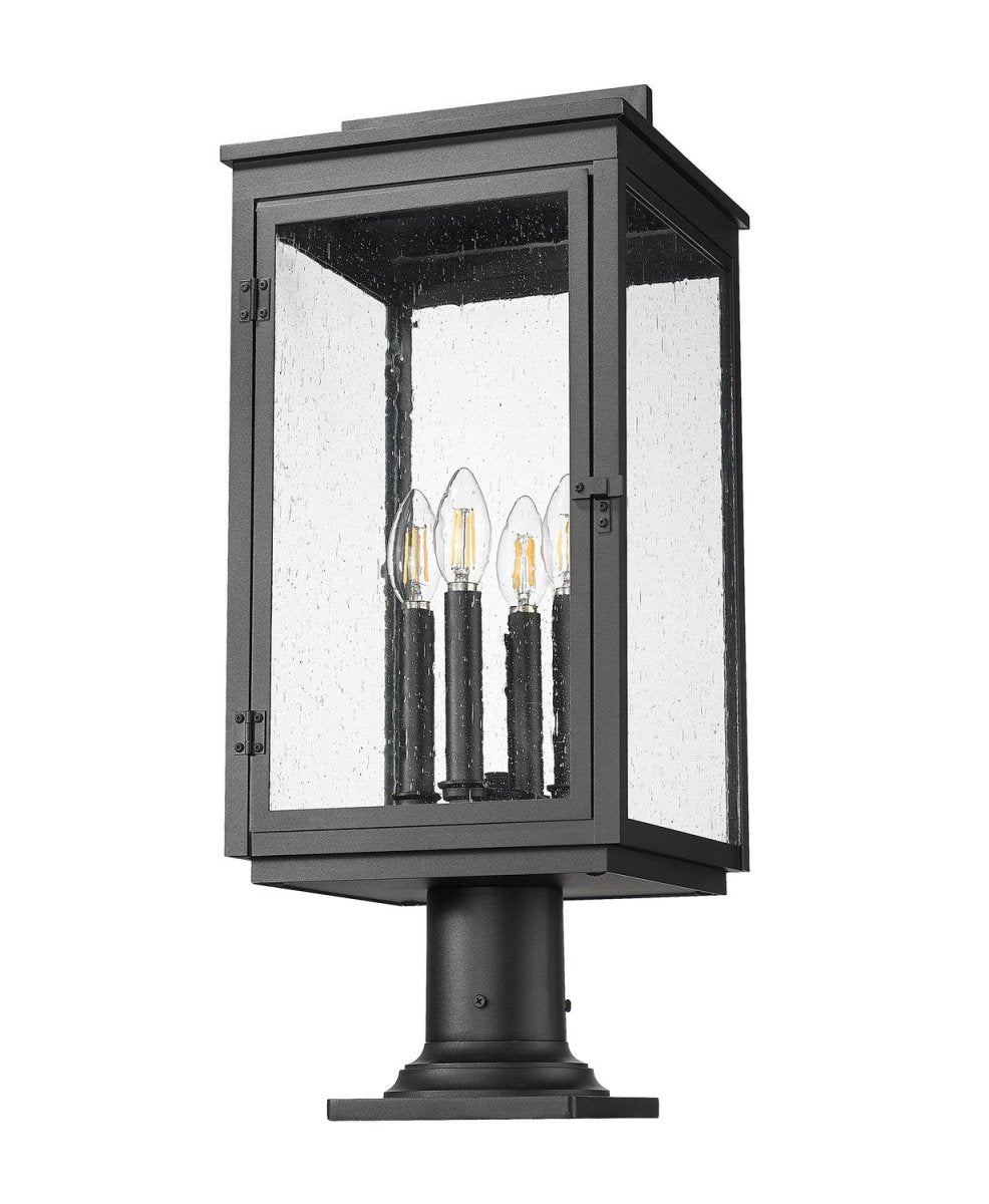 Lanterne sur poteau Hartwell - 34" by Z-Lite | Luminaires & cie