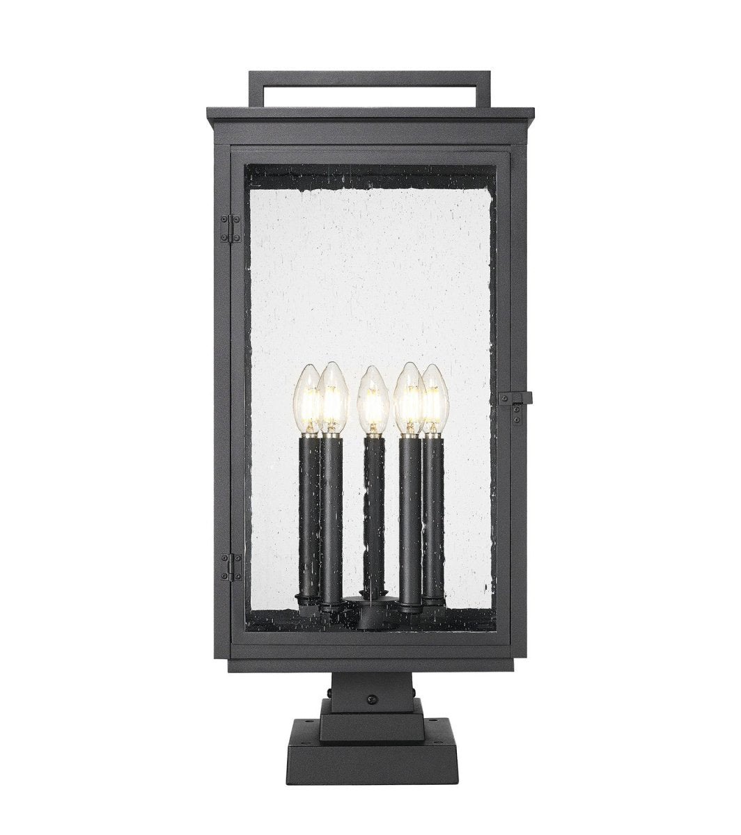Lanterne sur poteau Hartwell - 34" by Z-Lite | Luminaires & cie
