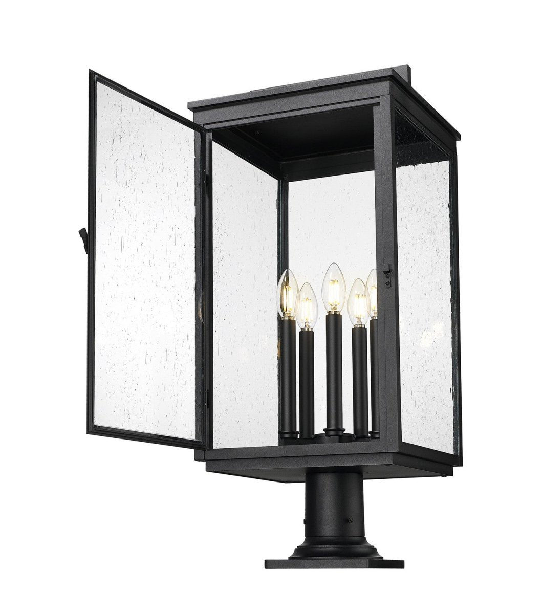 Lanterne sur poteau Hartwell - 34" by Z-Lite | Luminaires & cie
