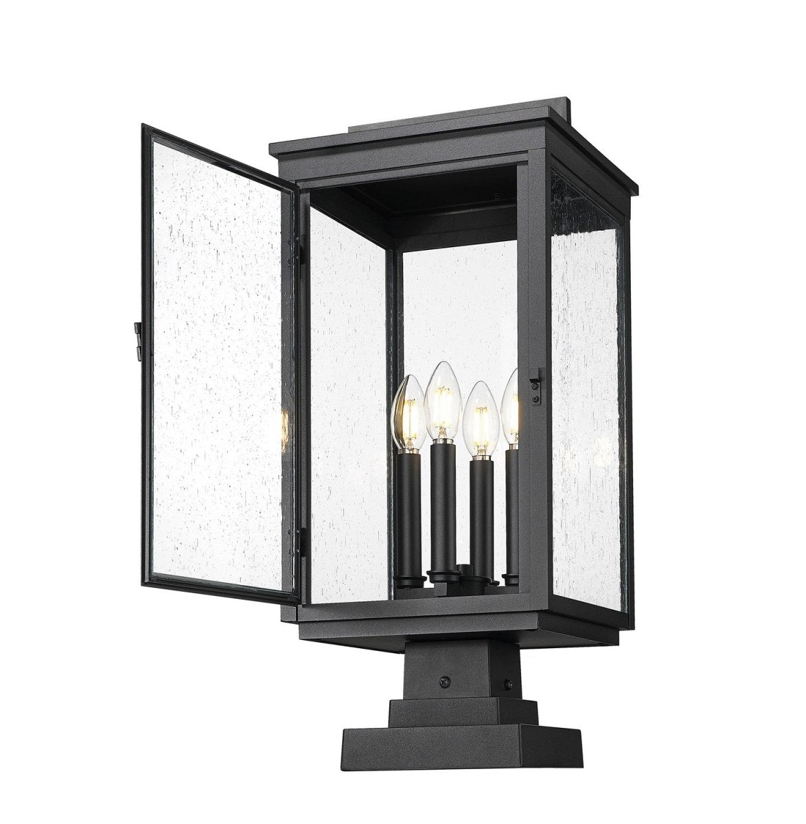 Lanterne sur poteau Hartwell - 34" by Z-Lite | Luminaires & cie