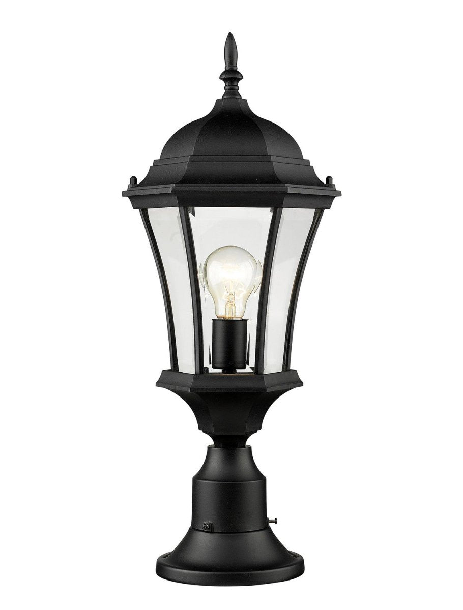 Lanterne sur socle Wakefield - Rond by Z-Lite | Luminaires & cie