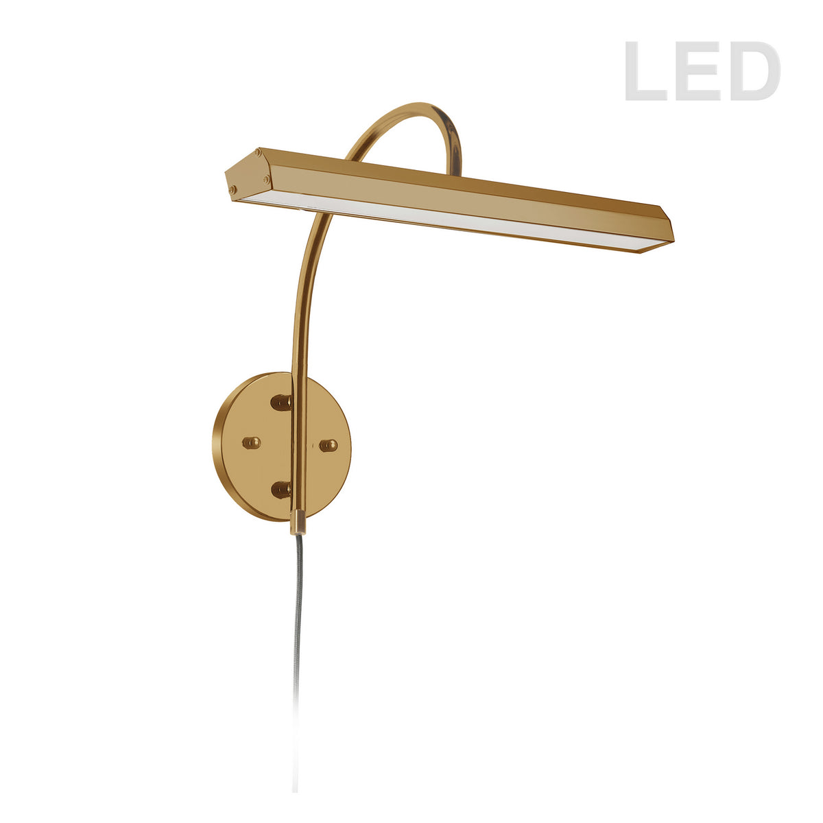 Applique de tableau Display/Exhibit 16 1/4", Laiton vieilli – Dainolite