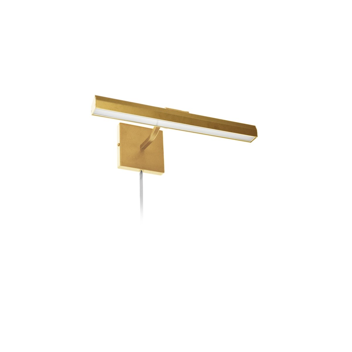 Lumière à tableau Leonardo - Laiton âgé 16 1/4" by Dainolite | Luminaires & cie