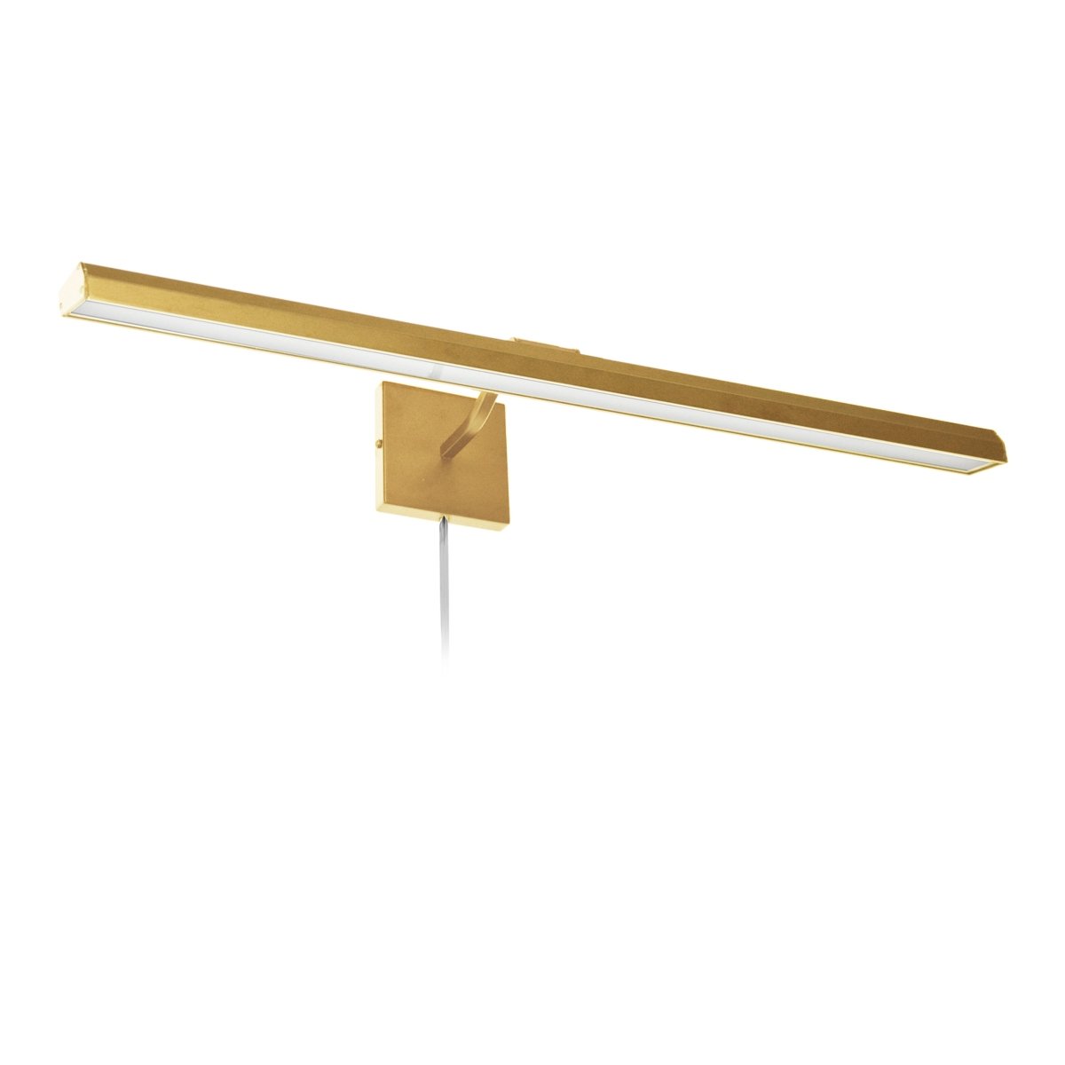 Lumière à tableau Leonardo - Laiton âgé 32" by Dainolite | Luminaires & cie