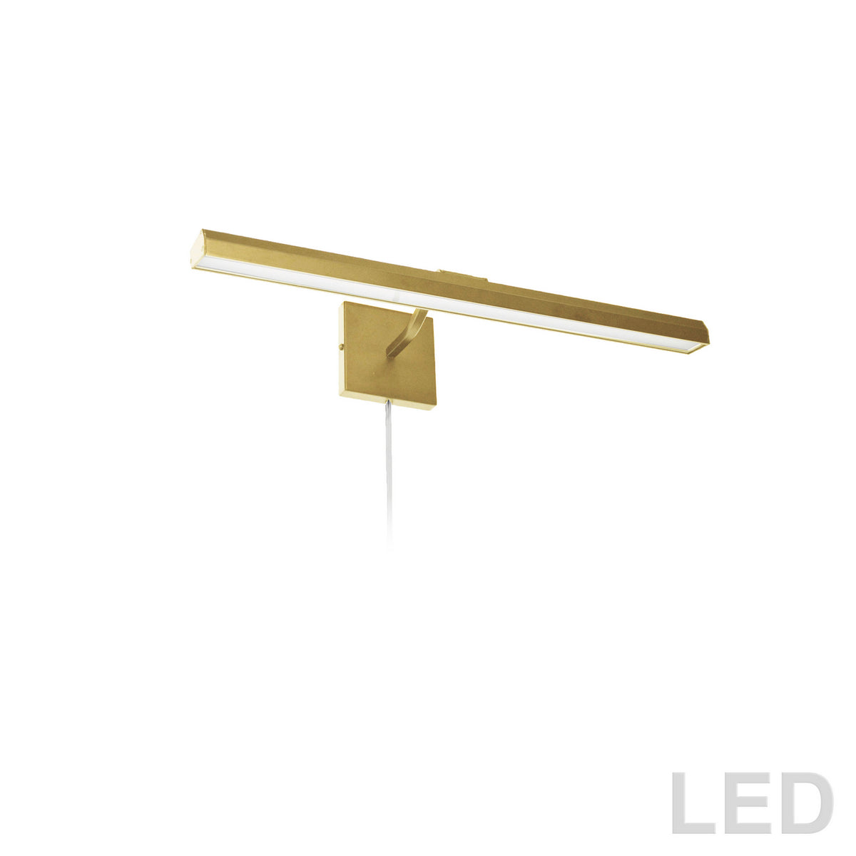 Applique de tableau Leonardo 24", Laiton vieilli – Dainolite