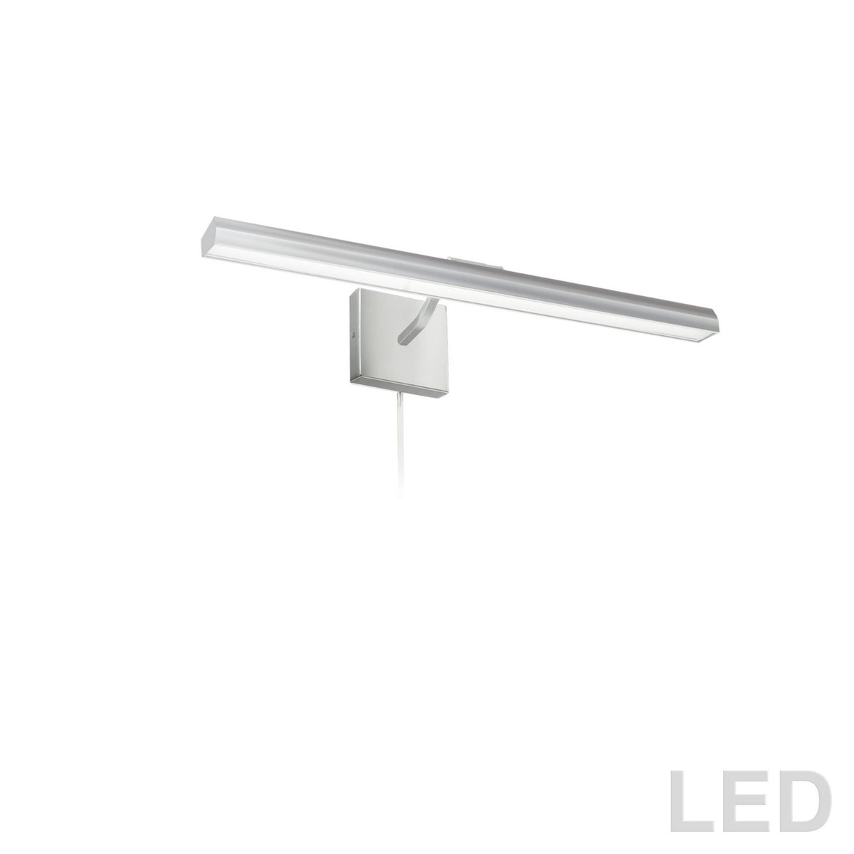 Applique de tableau Leonardo 24", Chrome satiné – Dainolite