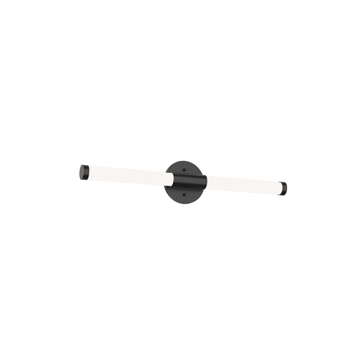 Barre d'éclairage de salle de bain Akari Noir, 23 3/4" – vue 2