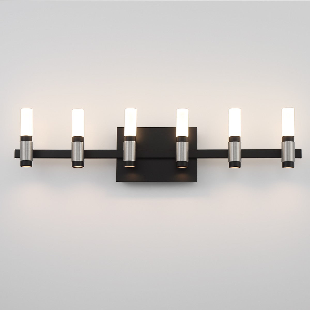 Luminaire de vanité Albany Argent-Noir Mix, 26 1/2" – vue 3