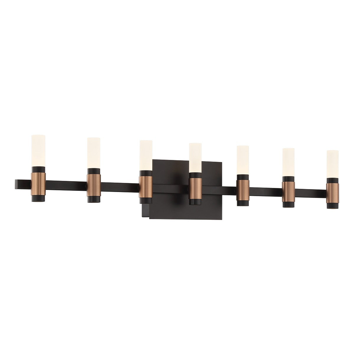Luminaire de vanité Albany Laiton-Noir mélangé, 32 1/4" – vue 2