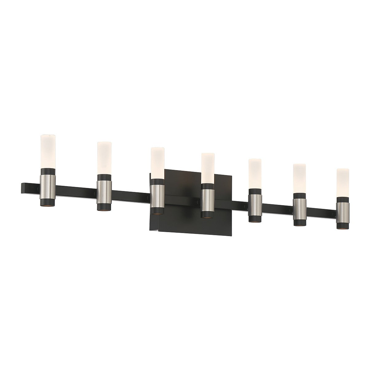 Luminaire de vanité Albany Argent-Noir Mix, 32 1/4" – vue 2