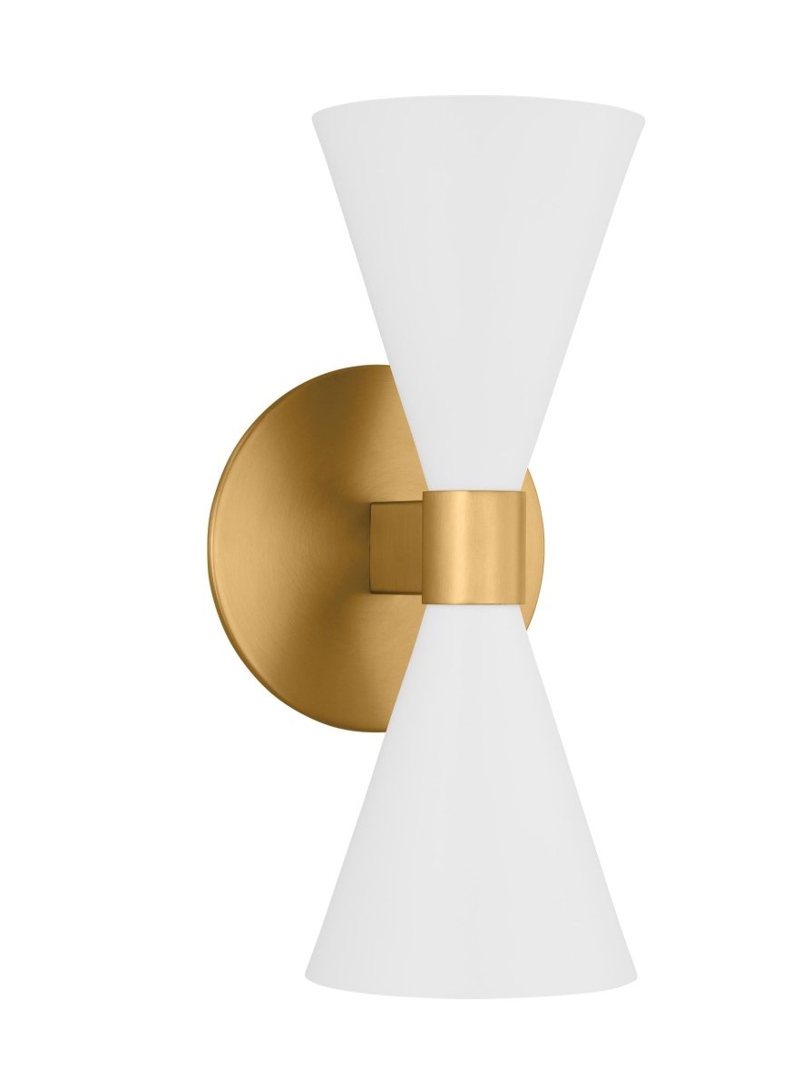 Luminaire de vanité Albertine - Blanc mat by Visual Comfort Studio | Luminaires & cie