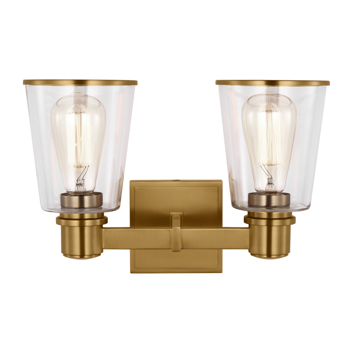 Luminaire de vanité Alessa - Laiton brûlé 13 5/8" by Visual Comfort Studio | Luminaires & cie