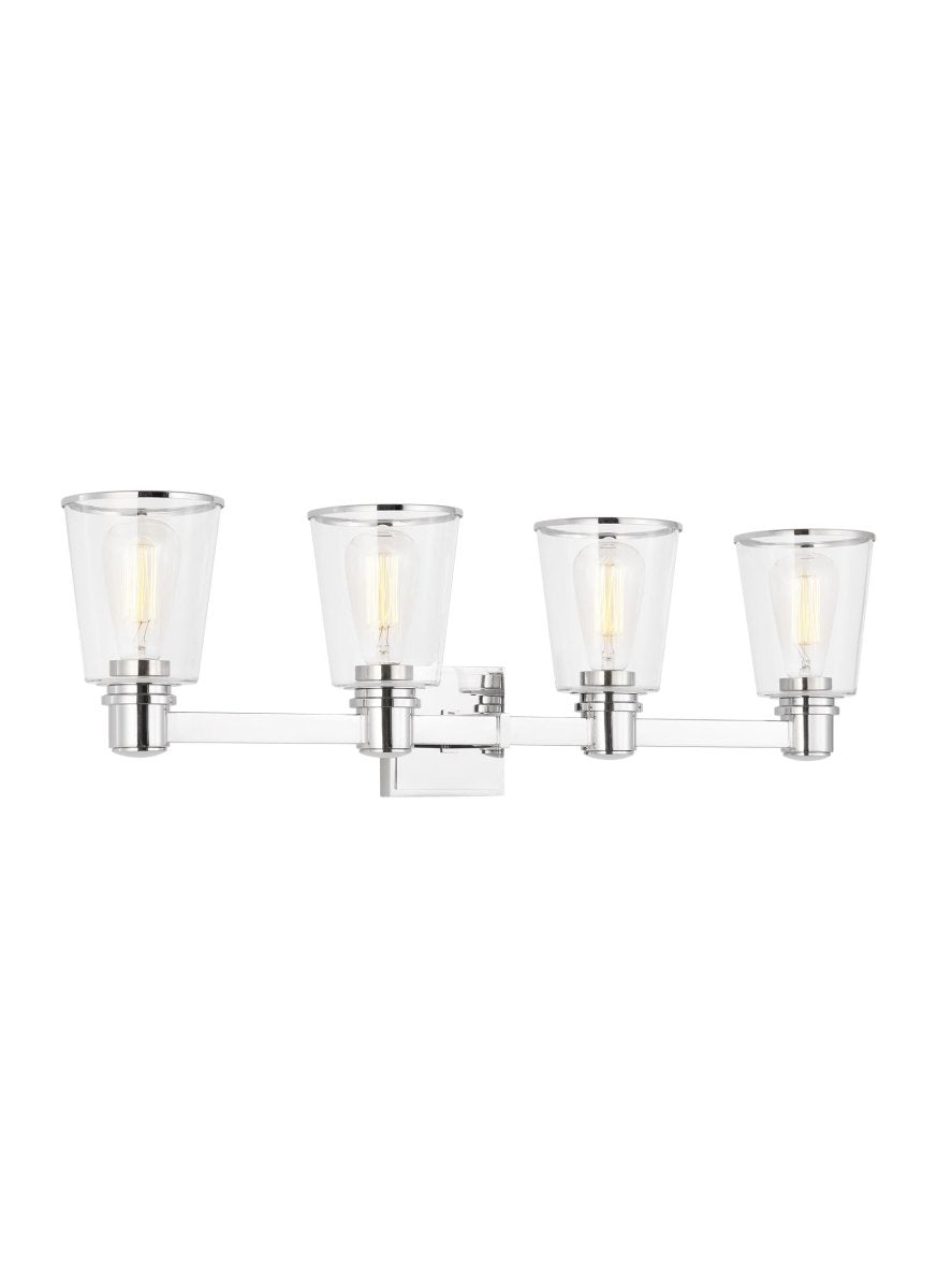 Luminaire de vanité Alessa - Nickel poli 30 5/8" by Visual Comfort Studio | Luminaires & cie