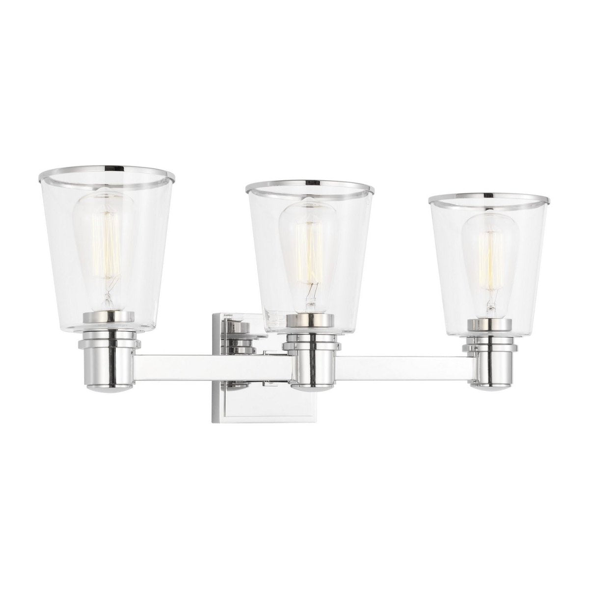 Luminaire de vanité Alessa - Nickel poli 30 5/8" by Visual Comfort Studio | Luminaires & cie