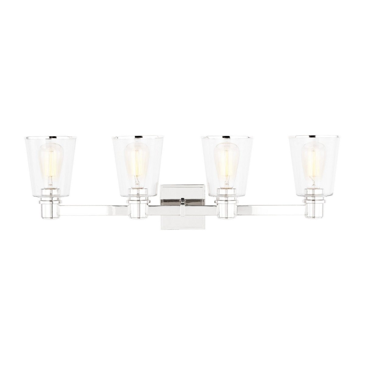 Luminaire de vanité Alessa - Nickel poli 30 5/8" by Visual Comfort Studio | Luminaires & cie