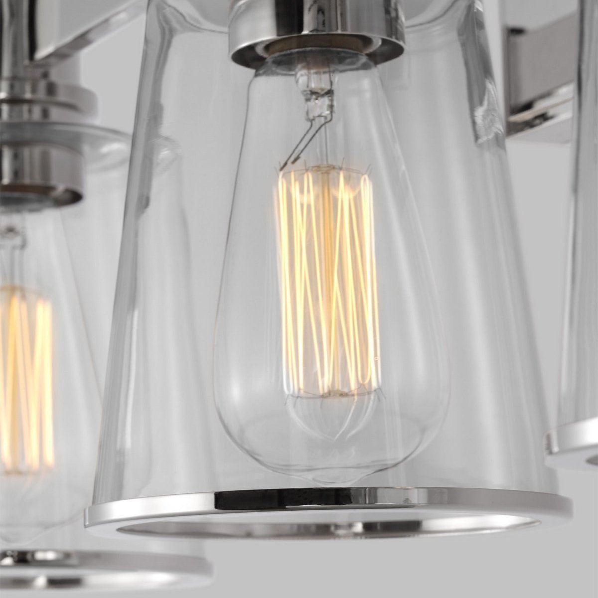 Luminaire de vanité Alessa - Nickel poli 30 5/8" by Visual Comfort Studio | Luminaires & cie