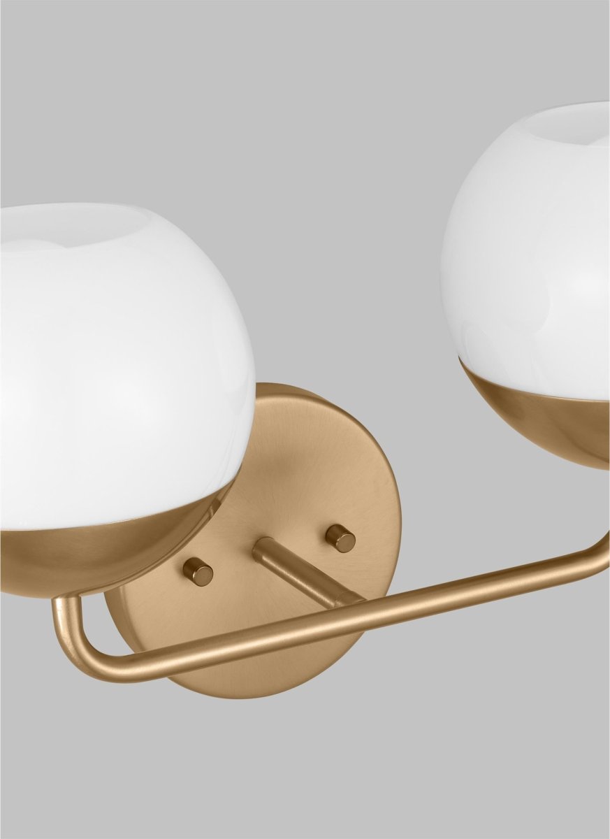 Luminaire de vanité Alvin - Laiton satiné 16 1/2" Ampoules non - incluses by Visual Comfort Studio | Luminaires & cie