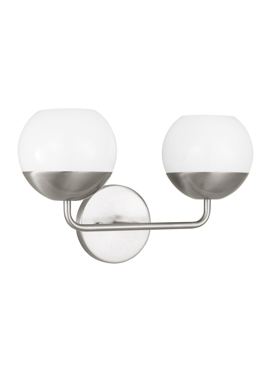 Luminaire de vanité Alvin - Nickel brossé 16 1/2" Ampoules non - incluses by Visual Comfort Studio | Luminaires & cie