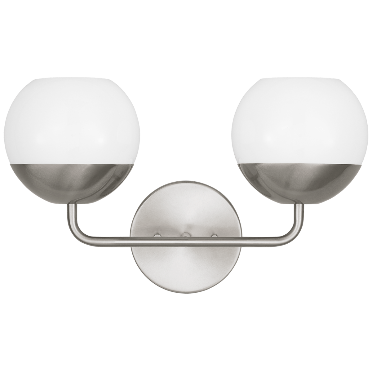 Luminaire de vanité Alvin - Nickel brossé 16 1/2" Ampoules DEL incluses by Visual Comfort Studio | Luminaires & cie