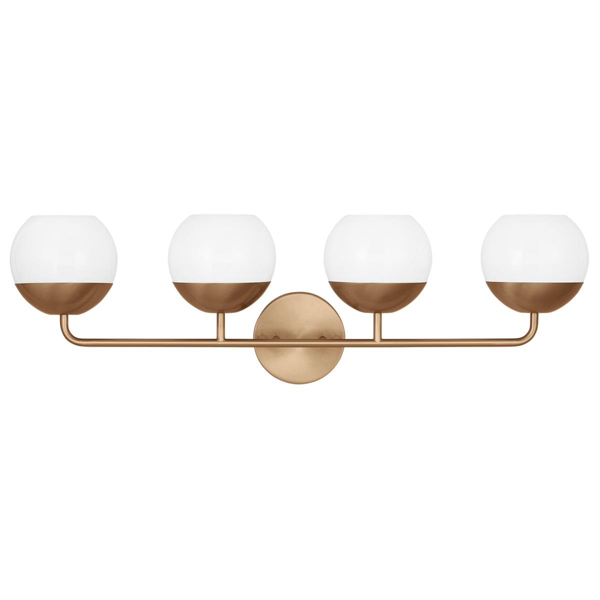 Luminaire de vanité Alvin - Laiton satiné 33 3/8" Ampoules non - incluses by Visual Comfort Studio | Luminaires & cie