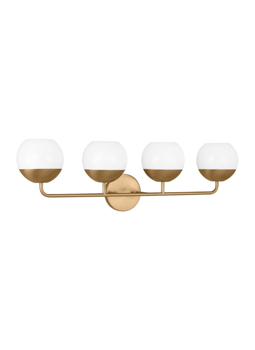 Luminaire de vanité Alvin - Laiton satiné 33 3/8" Ampoules non - incluses by Visual Comfort Studio | Luminaires & cie