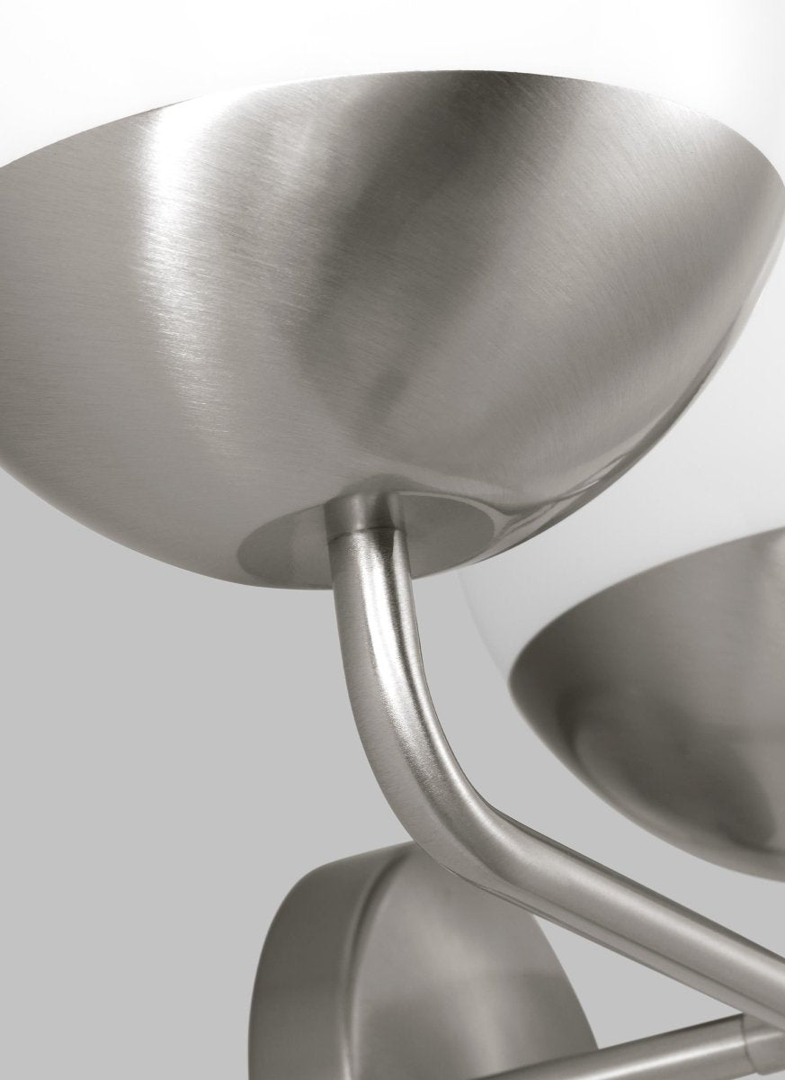 Luminaire de vanité Alvin - Nickel brossé 33 3/8" Ampoules DEL incluses by Visual Comfort Studio | Luminaires & cie
