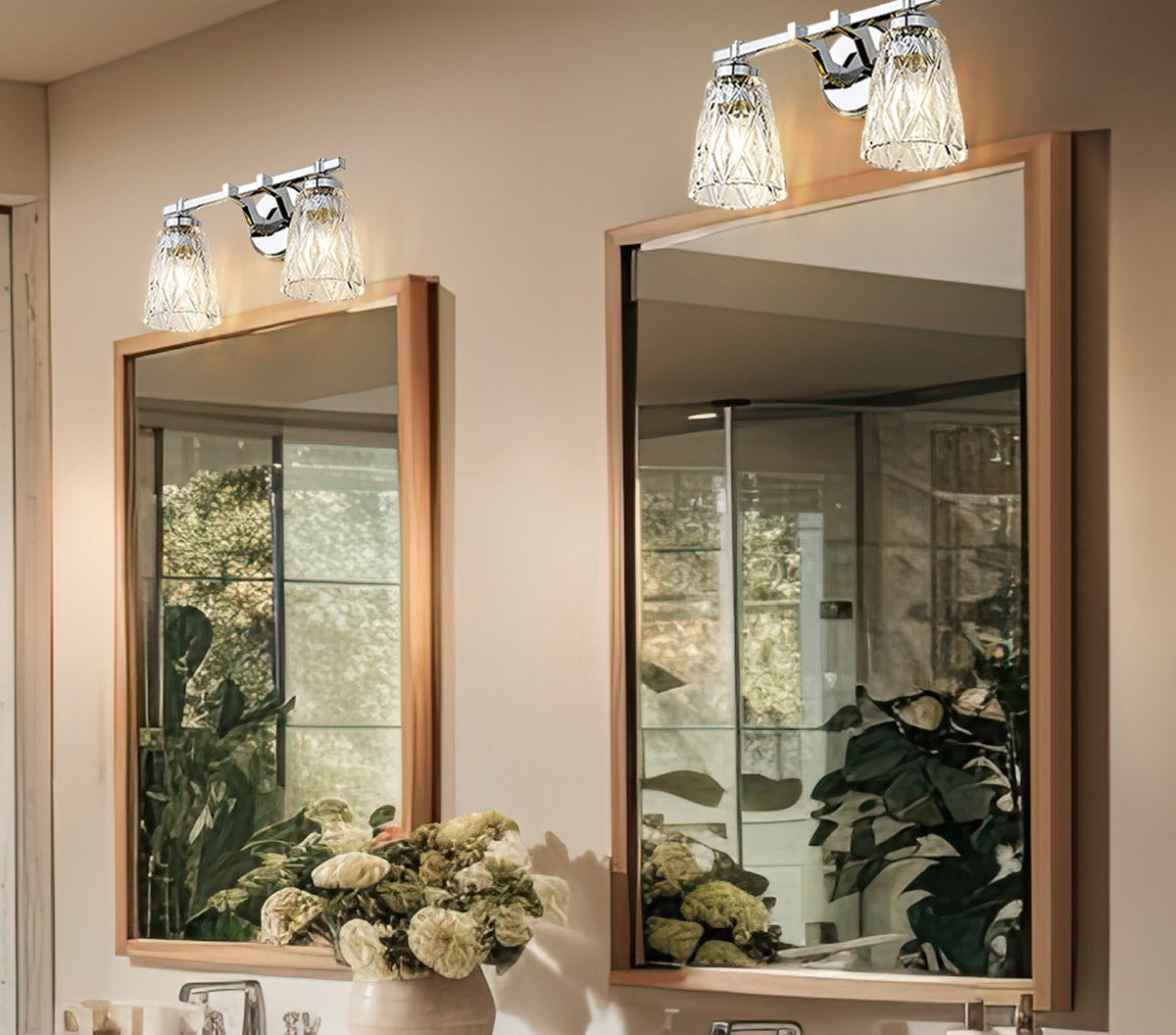 Luminaire de vanité Andree Chrome, 16" – vue 8