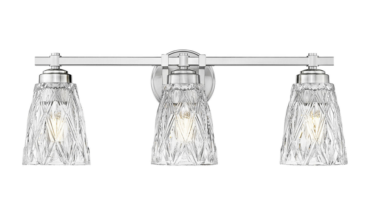 Luminaire de vanité Andree Nickel brossé, 24" – vue 2