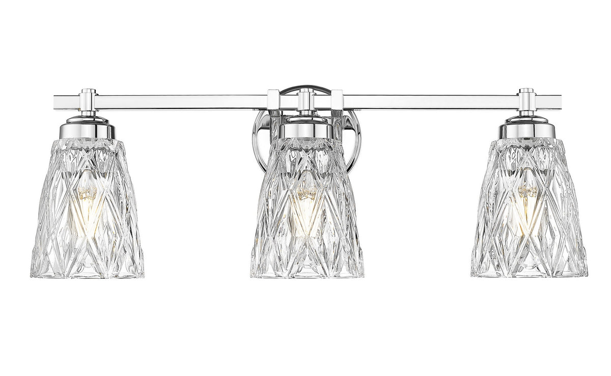 Luminaire de vanité Andree Chrome, 24" – vue 2