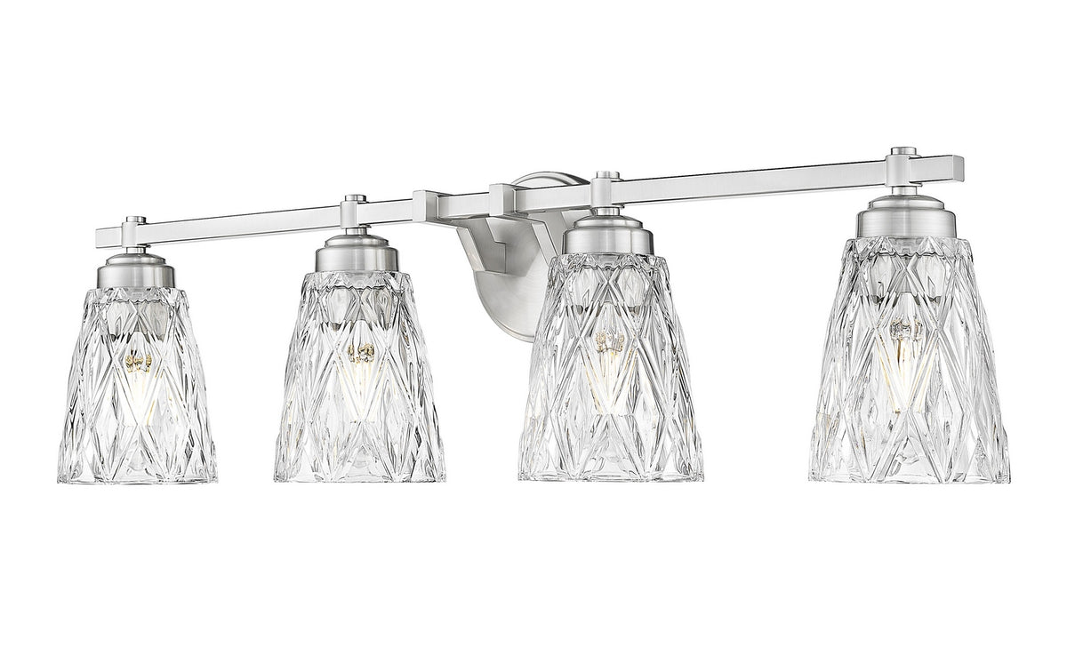 Luminaire de vanité Andree Nickel brossé, 32" – Z-Lite