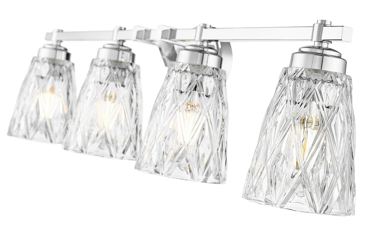 Luminaire de vanité Andree Chrome, 32" – vue 4