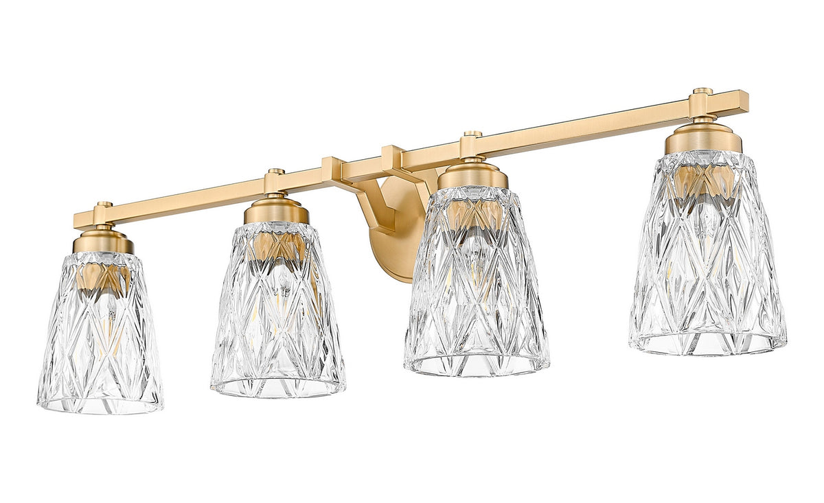 Luminaire de vanité Andree Or moderne, 32" – vue 5