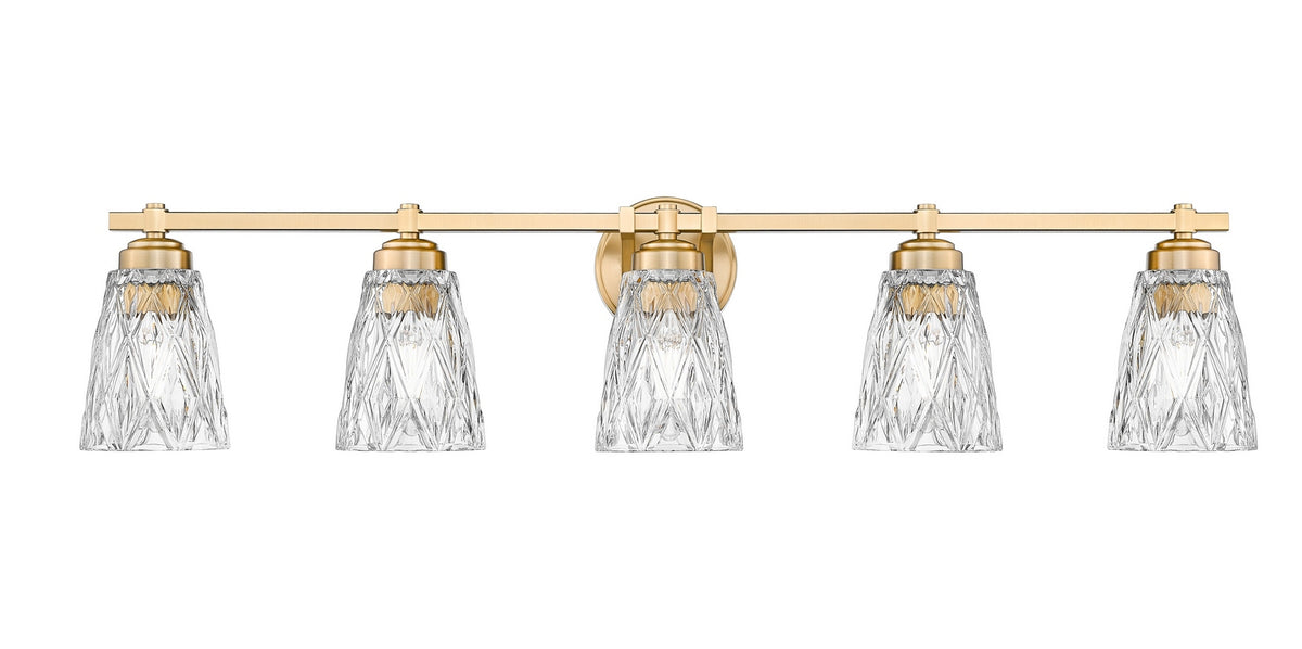 Luminaire de vanité Andree Or moderne, 40" – vue 8