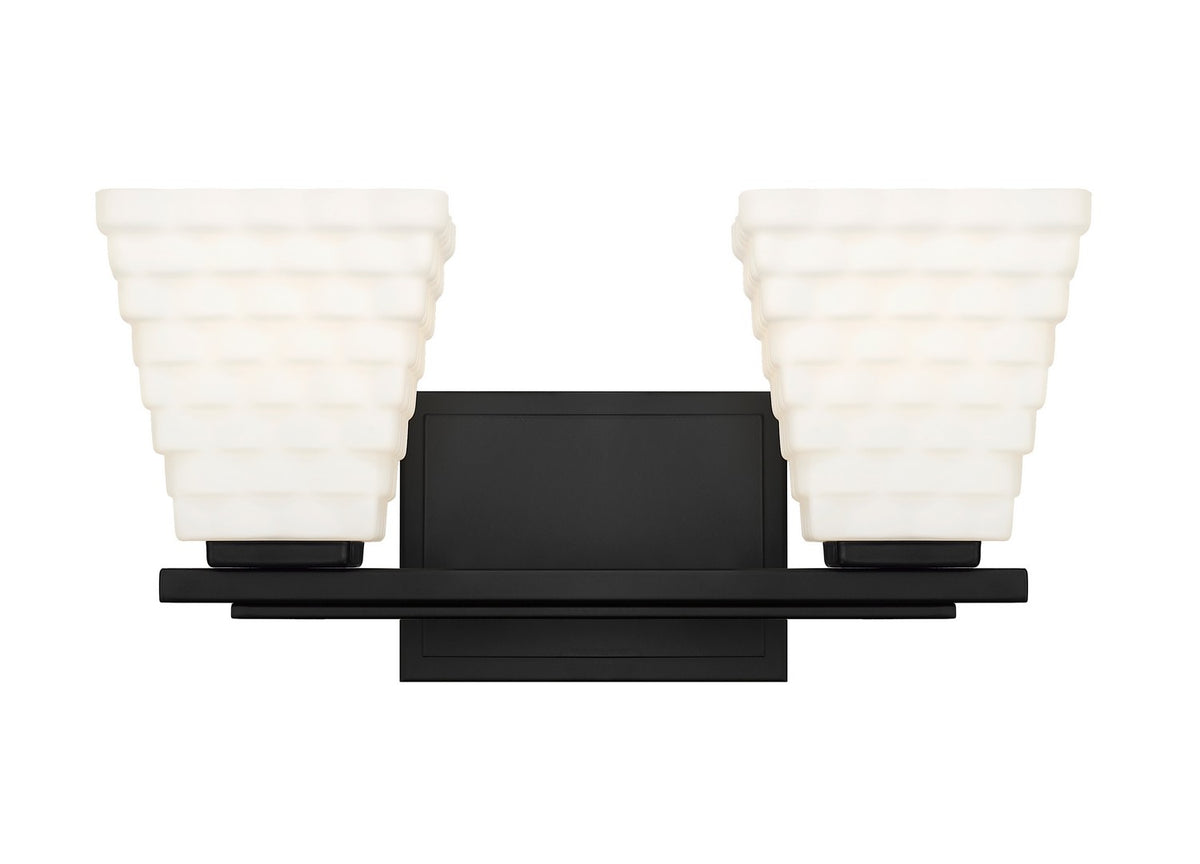 Luminaire de vanité Annalise Noir mat, 14" – vue 2