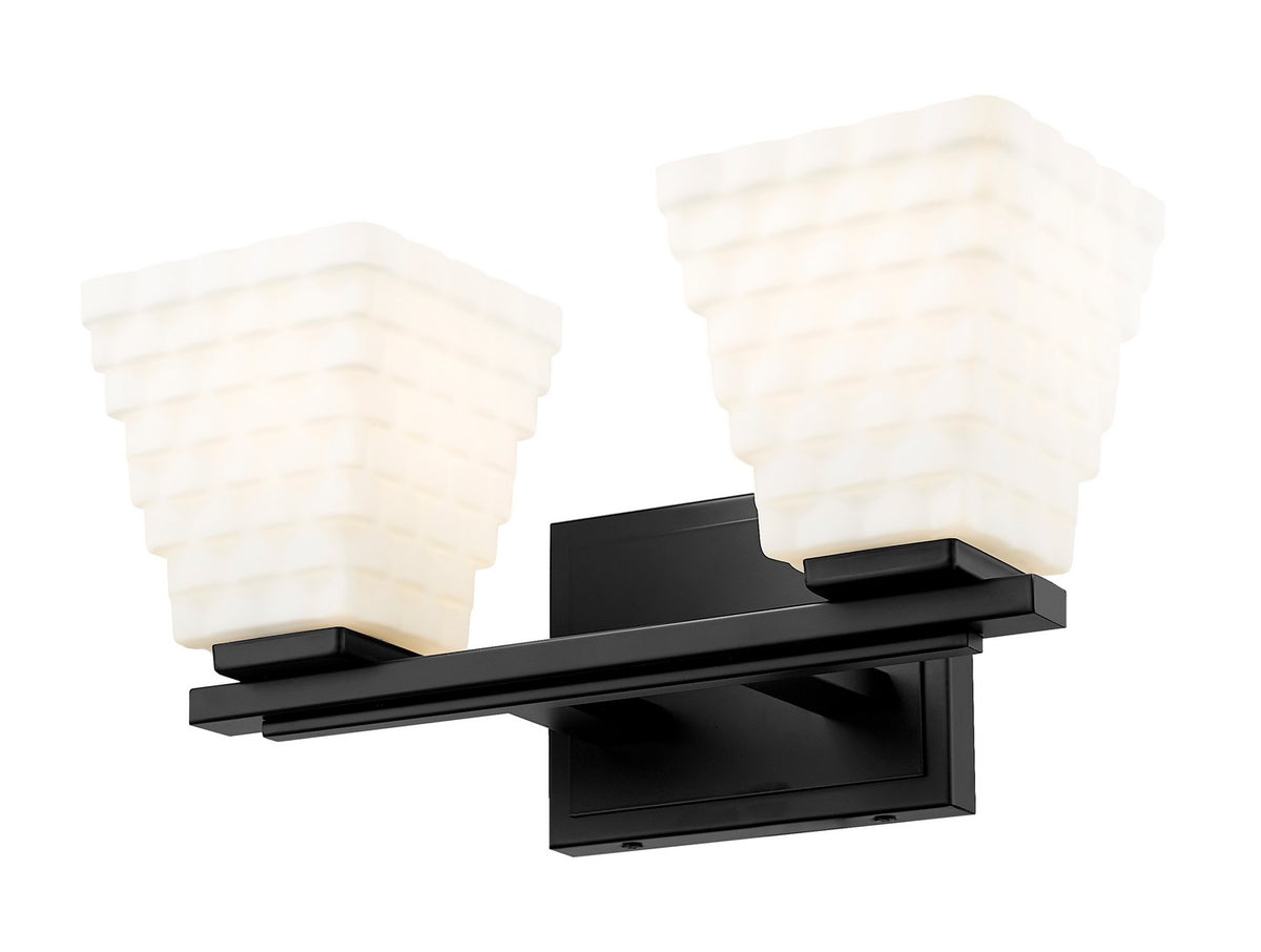 Luminaire de vanité Annalise Noir mat, 14" – vue 3