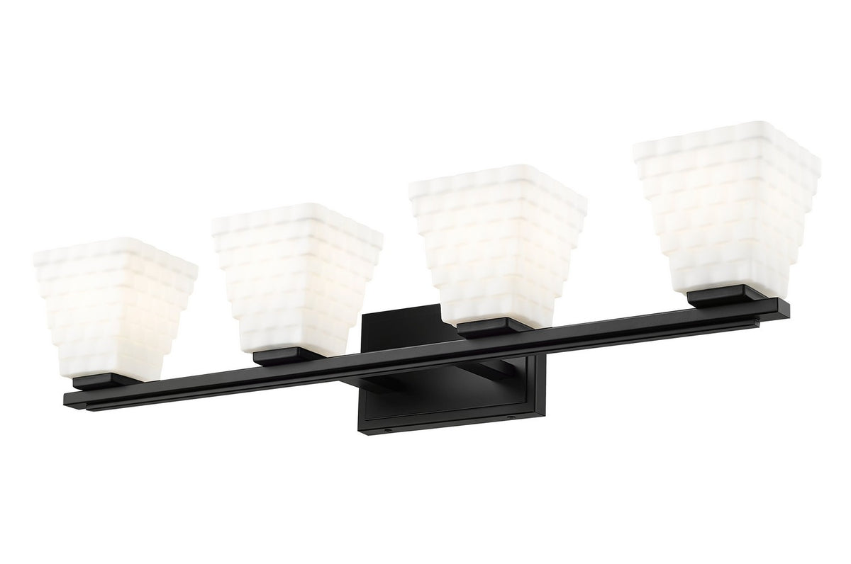 Luminaire de vanité Annalise Noir mat, 32" – vue 3