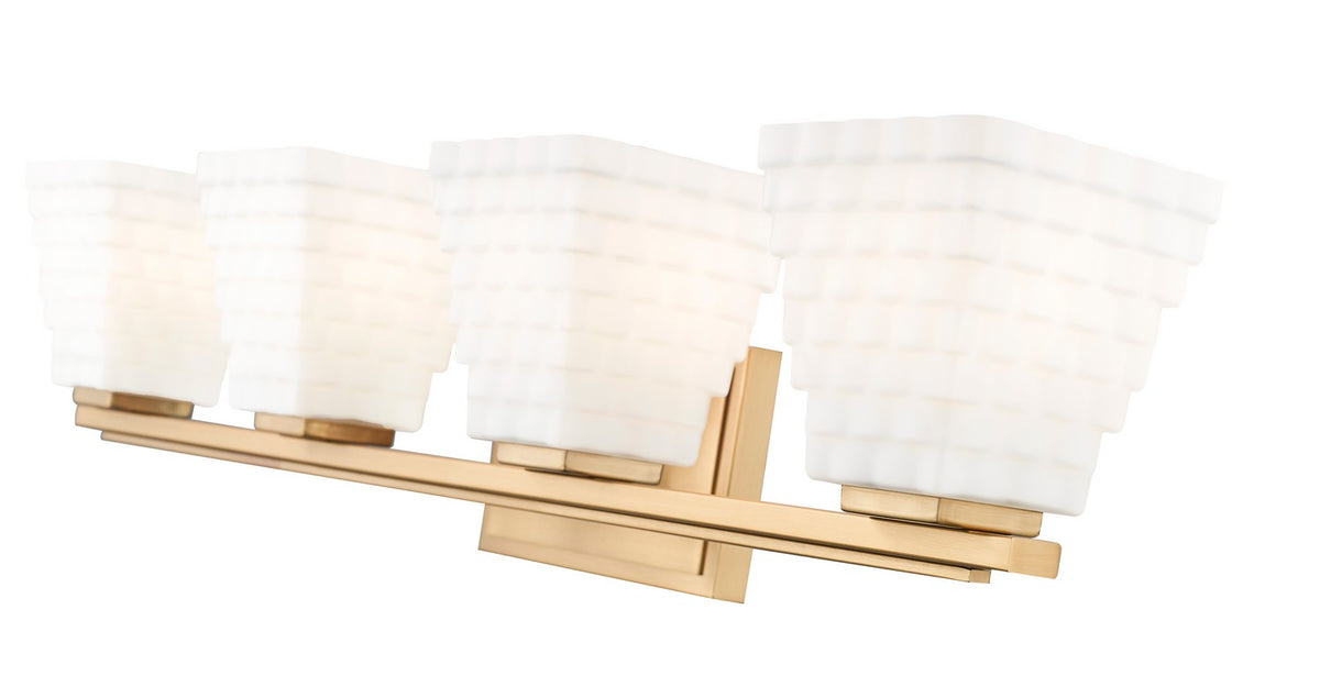 Luminaire de vanité Annalise Or moderne, 32" – vue 5