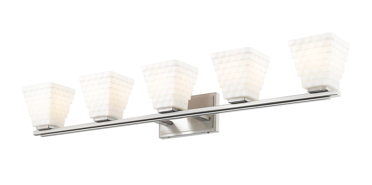 Luminaire de vanité Annalise Nickel brossé, 42" – vue 3