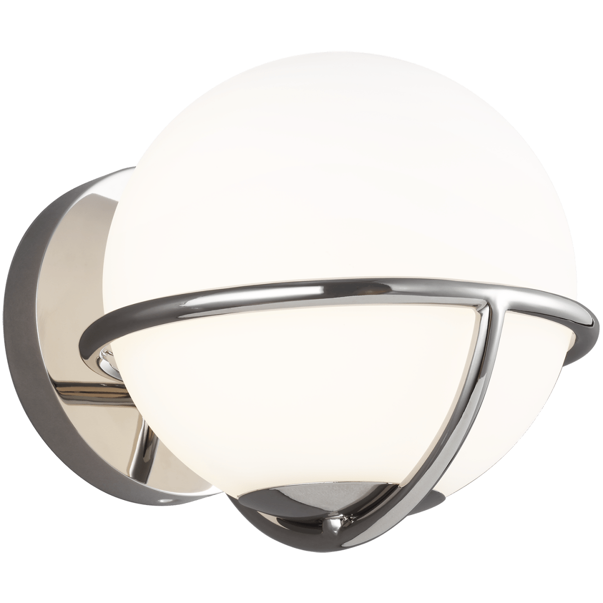 Luminaire de vanité Apollo - Nickel poli by Visual Comfort Studio | Luminaires & cie