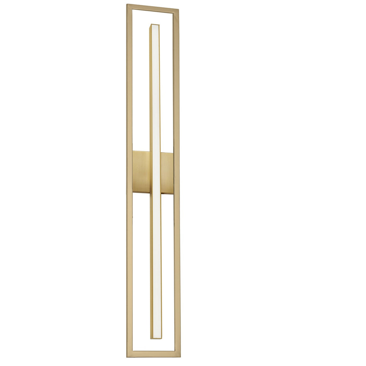 Barre d'éclairage de salle de bain Arandel 28 1/2", 1 1/2", Laiton vieilli – Dainolite