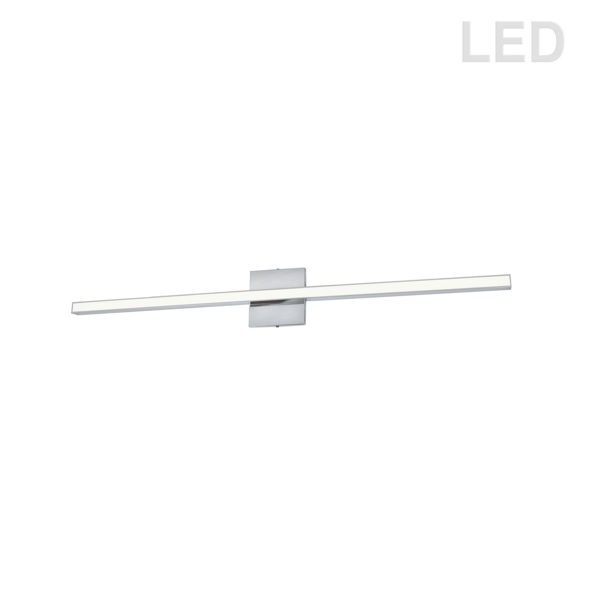 Barre d'éclairage de salle de bain Arandel 35 1/2", 1 1/2", Chrome poli – Dainolite