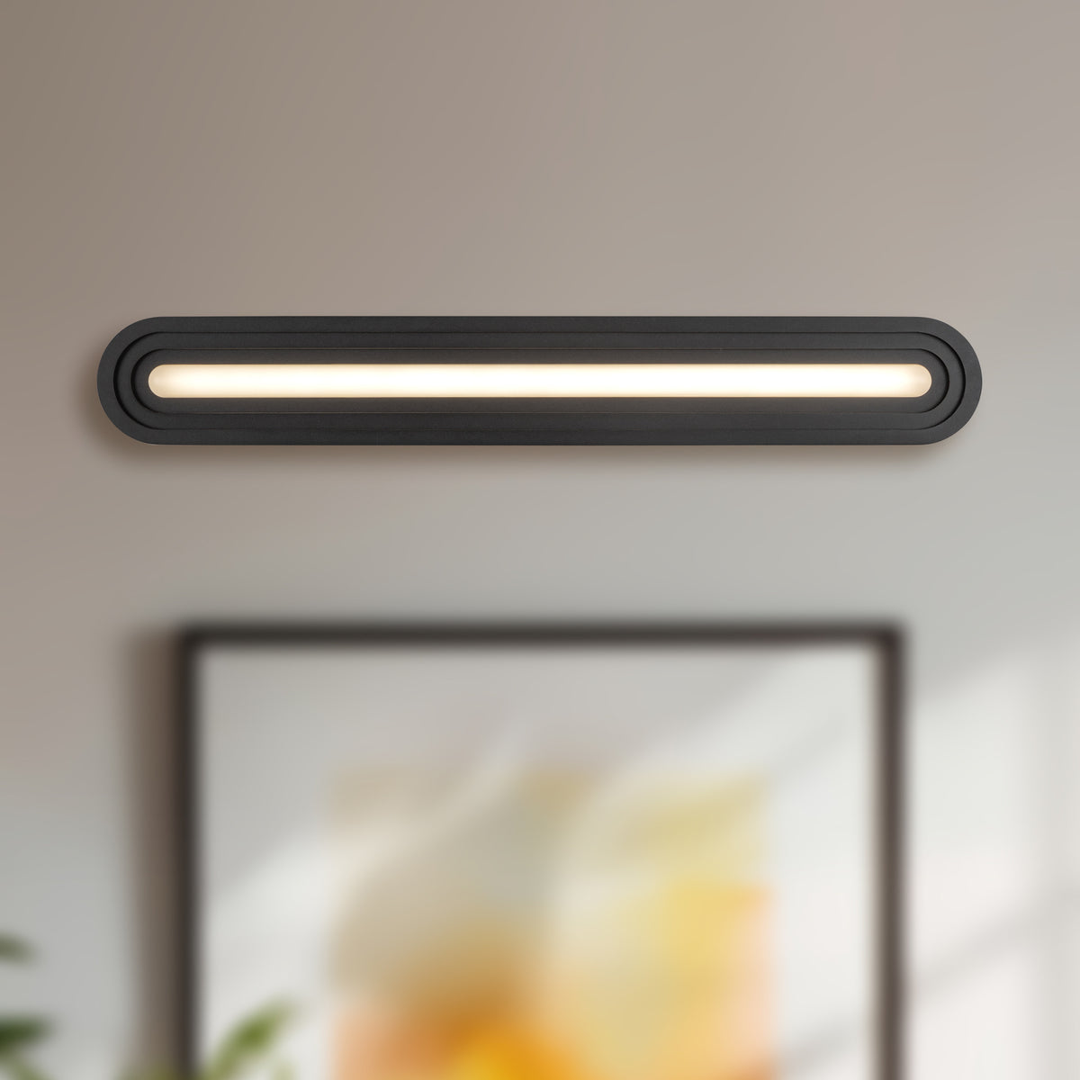 Barre d'éclairage de salle de bain Arco Noir, 32 3/8" – vue 4