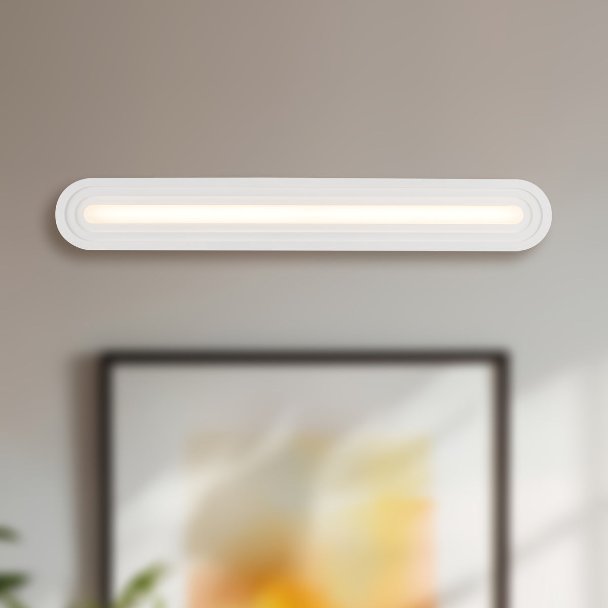Barre d'éclairage de salle de bain Arco Blanc, 32 3/8" – vue 4