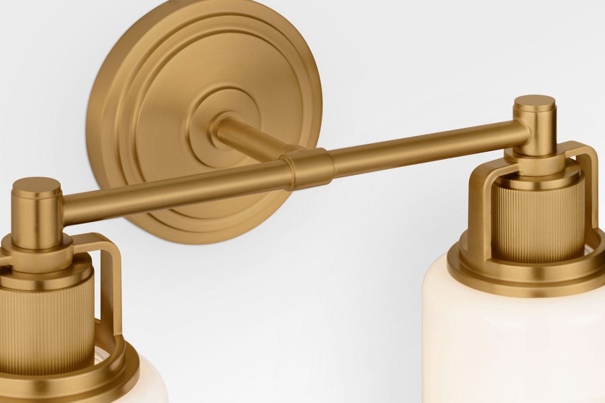 Luminaire de vanité Ashford - Nickel poli 23 3/4" by Visual Comfort Studio | Luminaires & cie