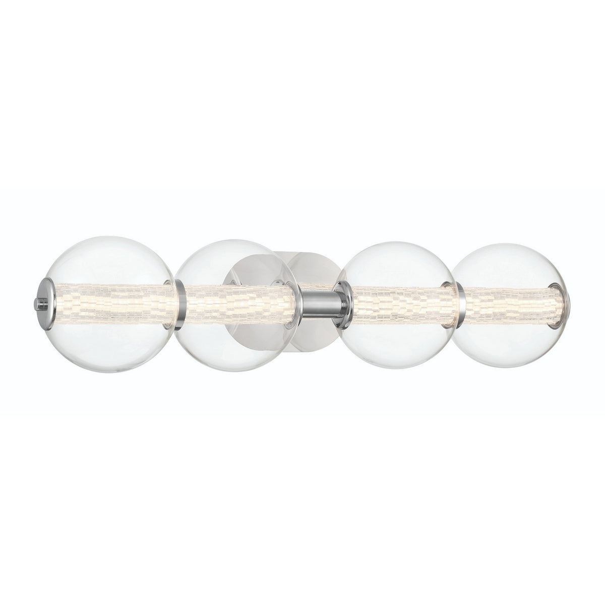 Luminaire de vanité Atomo Chrome, 29 3/4" – vue 2