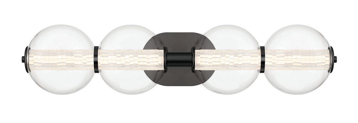 Luminaire de vanité Atomo Noir mat, 29 3/4" – vue 3