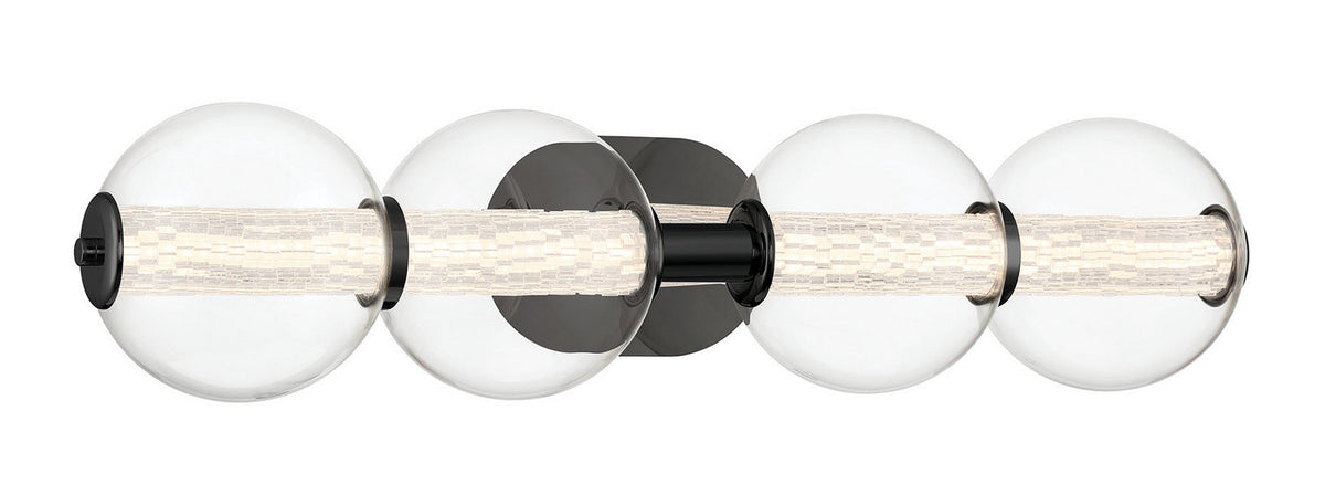 Luminaire de vanité Atomo Noir mat, 29 3/4" – vue 4