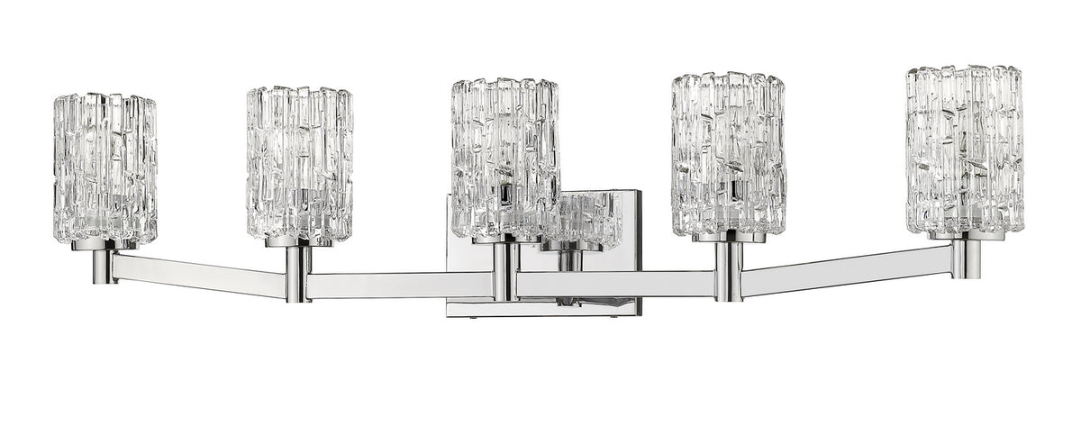 Luminaire de vanité Aubrey Chrome, 40 3/4" – vue 3