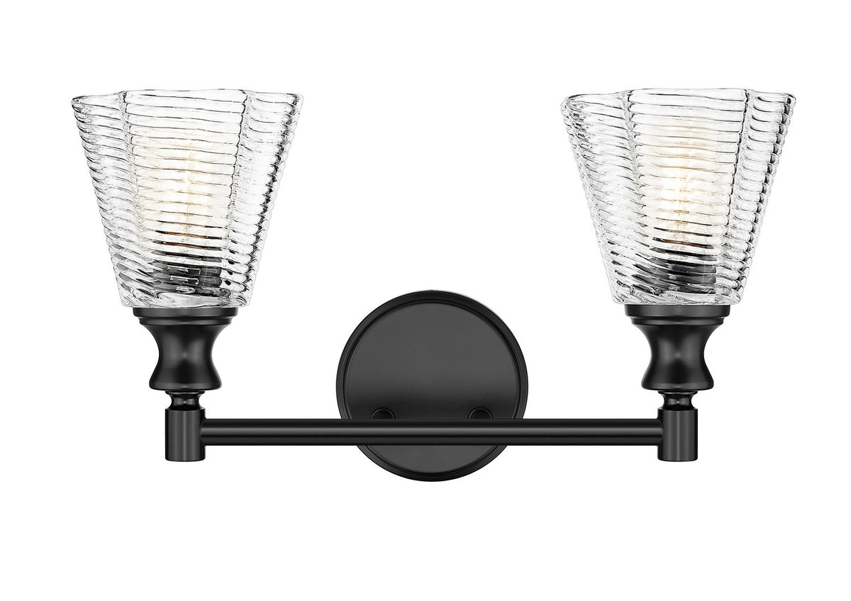 Luminaire de vanité Auden Noir mat, 17 3/4" – vue 2